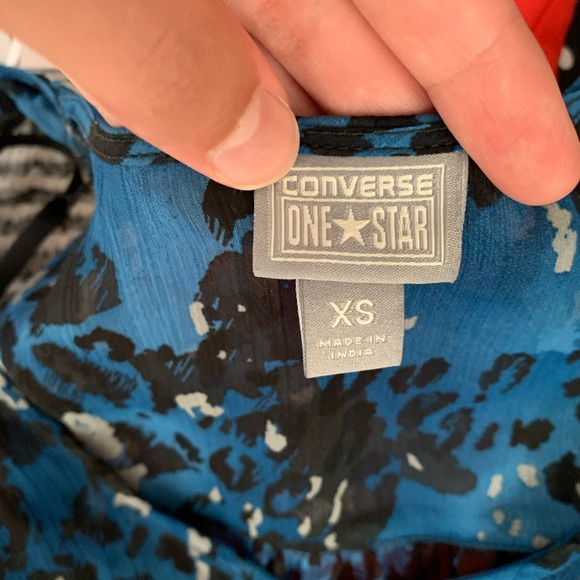 Converse One Star Blue Patterned 2-Layer Dress - Picture 7 of 15